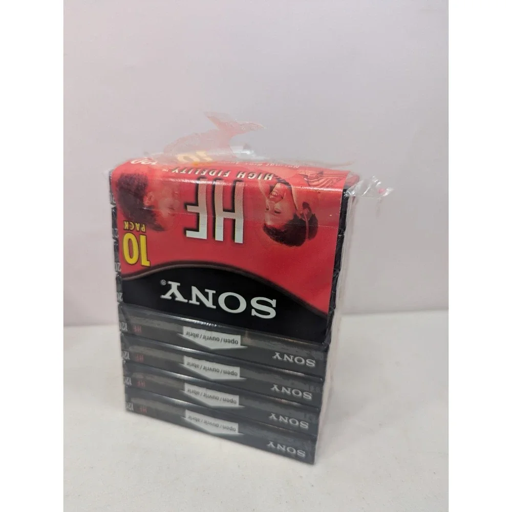 Sony HF 120 High Fidelity Blank Audio Cassette Tapes C 120HFL Sealed Lot of 8